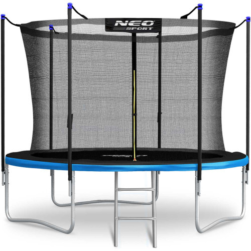 Батут Neo-Sport з внутрішньою сіткою 8 футів 252 см, чорно-синій, код: NS-08W241-IN