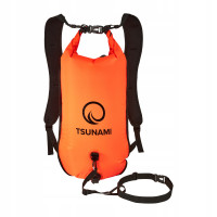 Буй для плавання Tsunami Pro надувний 3в1, 560x240x220 мм, помаранчевий, код: P-5907739314048