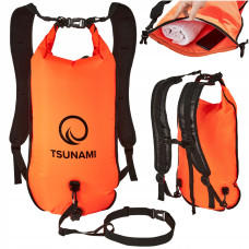 Буй для плавання Tsunami Pro надувний 3в1, 560x240x220 мм, помаранчевий, код: P-5907739314048
