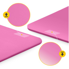 Килимок для йоги та фітнесу 4Fizjo NBR 1800x600x15 мм, рожевий, код: P-5905973405669
