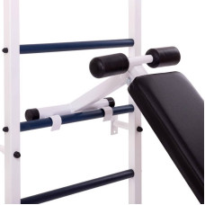 Шведська стінка-стійка BioGym з підставкою під штангу, сірий, код: L-4008-S52