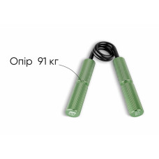 Кистьовий еспандер EasyFit Hand Grip Pro 91 кг (200 lb), зелений, код: EF-1902-200-EF