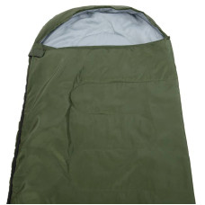 Спальний мішок ковдру з капюшоном Camping оливковий, код: SY-7372_OL