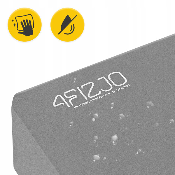 Блок для йоги 4FIZJO 23 x 15 x 7.6 см Grey, код: P-5907739311221
