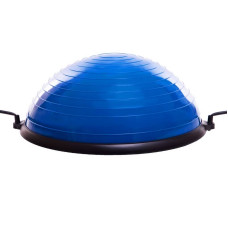 Балансировочная платформа FitGo BOSU з двома еспандерами 580х250 мм, синий, код: FI-1469_BL
