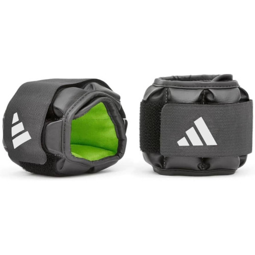 Обважнювачі на ноги і руки Adidas Performance Ankle 1 кг, чорний-зелений, код: 885652021708