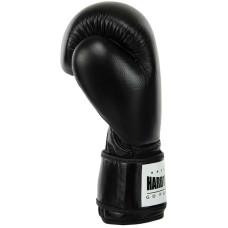 Боксерські рукавиці шкіряні Hard Touch 14 унції, чорний, код: BO-7714_14BK