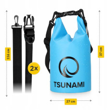 Гермомішок Tsunami Dry Pack 5 л водозахисний, блакитний, код: P-5905973400060