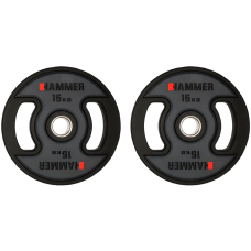 Олімпійські диски професійні Hammer PU Weight Discs 2x15 кг, код: 17044-S25