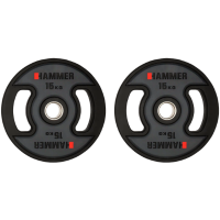 Олімпійські диски професійні Hammer PU Weight Discs 2x15 кг, код: 17044-S25