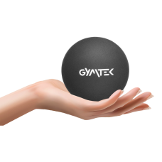 Масажний м'яч Gymtek 63 мм силіконовий чорний, код: 5907766663768