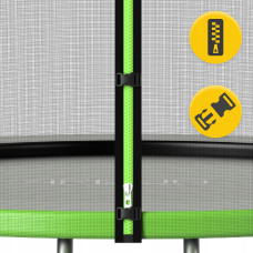 Батут із зовнішньою сіткою 4Fizjo Classic 10FT 312 см Black/Green, код: P-5907739314130