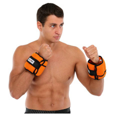 Обважнювачі-манжети з регульованою вагою для рук і ніг Maxxmma 2x2,3кг, помаранчевий, код: FWB04_OR