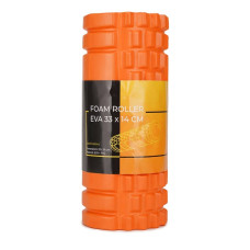 Масажний ролик Cornix EVA 330x140 мм (валик, роллер) Orange, код: XR-0033