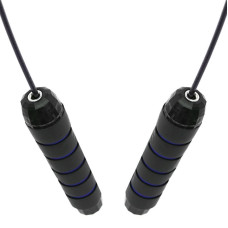 Скакалка швидкісна для кросфіту Cornix Speed Rope Classic 2800 мм, чорний-синій, код: XR-0147