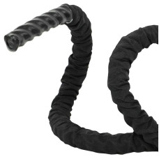 Канат для кроссфіту в захисному рукаві Zelart Battle Rope 9м, чорний, код: FI-5719-9