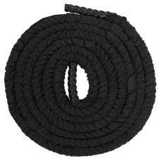 Канат для кроссфіту в захисному рукаві Zelart Battle Rope 9м, чорний, код: FI-5719-9