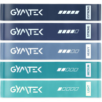Набір резинок для фітнесу Gymtek 0,5-30кг синій, код: 5905884426685