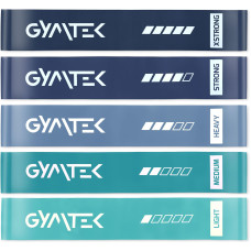 Набір резинок для фітнесу Gymtek 0,5-30кг синій, код: 5905884426685