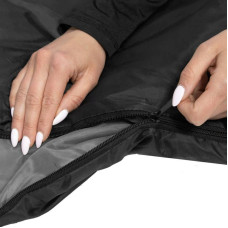 Спальний мішок (спальник) Springos 2 в 1 +8 ...+20 °C R Black/Grey, код: CS0042