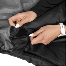 Спальний мішок (спальник) Springos 2 в 1 +8 ...+20 °C R Black/Grey, код: CS0042