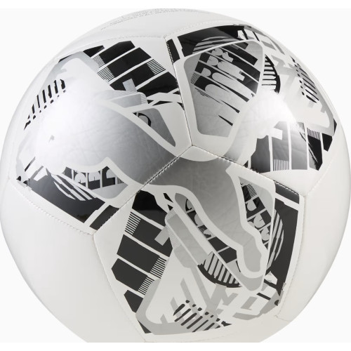 М'яч футбольний Puma Big Cat Ball 084937-03 №4, білий-сріблястий, код: 4069161831355