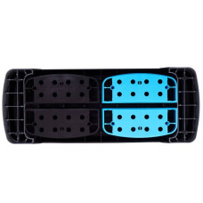 Степ-платформа FitGo 790x290x100-200 мм, чорний-синій, код: FI-1578_BKBL