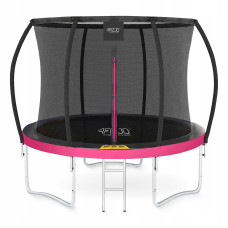 Батут із внутрішньою сіткою 4FIZJO PRO 8FT 252 см Black/Pink, код: P-5907739314550