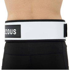 Пояс атлетичний посилений регульований Ezous Leather Sprot Belt розмір L, чорний, код: O-01_L