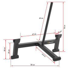 Стійка для штанг Zelart 930х490х150 мм, код: TA-9596-S52