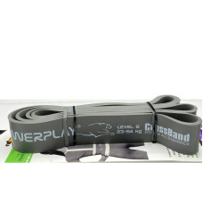 Еспандер-петля (гумка для фітнесу і кроссфіту) PowerPlay Power Band (23-54 кг), сірий, код: PP_4115_Grey_(23-54 kg)