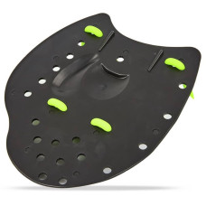 Лопатки для плавання ласти для рук MadWave Pro L, чорний-зелений, код: M074002_L