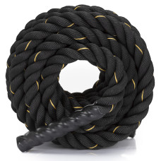 Канат тренувальний Actiget Battle Rope 9 м для кросфіту Black, код: ACT0015