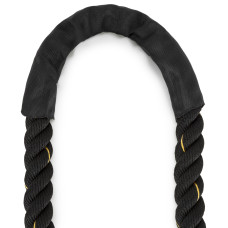 Канат тренувальний Actiget Battle Rope 9 м для кросфіту Black, код: ACT0015