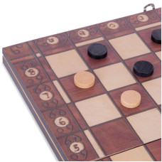 Шахи, шашки, нарди 3 в 1 ChessTour, код: W7703H