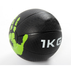 Медбол Generation Fitness FF42C1C-3kg, 3 кг, чорний-жовтий, код: 522831-AX