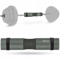 Накладка (бампер) на гриф 4FIZJO Barbell Pad Grey, код: P-5907739314741