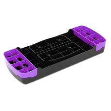 Степ-платформа 2-ступенева Cornix 680х280х100-150 мм, чорний-фіолетовий, код: XR-0188