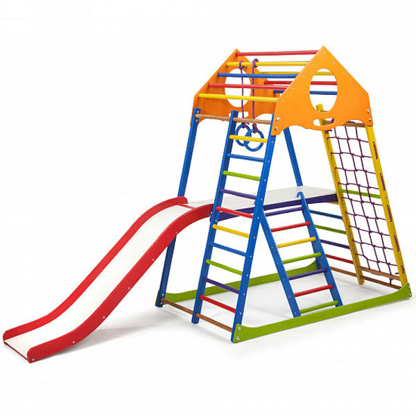 Ігровий дитячий куточок PLAYBABY KindWood Color Plus 2, код: SB-IG26