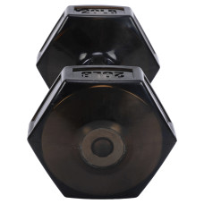 Гантель для фітнесу з TPU покриттям Zelart Jelly Urethane Coated Dumbbells 1х9кг, чорний, код: TA-2946-20LB-S52
