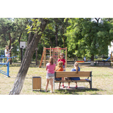 Урна InterAtletika 342х320х615 мм, код: LP205-SM
