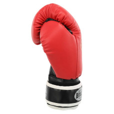 Рукавички боксерські Boxer Еліт кожвініл 12 унцій, червоний-чорний, код: 2022_12_R-S52