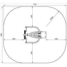 Гребний тренажер InterAtletika 1123х824х887 мм, код: SE135-SM