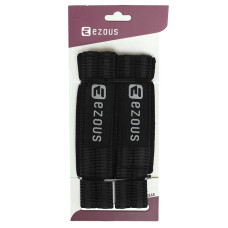 Лямки для тяги Ezous Lifting Straps 580x38 мм, 2шт, чорний-сірий, код: B-04