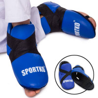 Фути захист ніг для єдинорборств SportKo XL (43-45) синій, код: SP-4707_XLBL