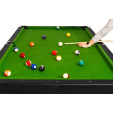 Більярдний стіл Thunder 8FT зелений-чорний, код: BOLD-BLACK-8FT-IN
