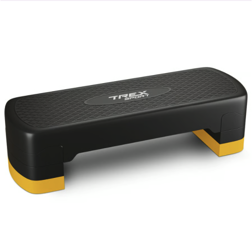 Степ платформа Trex Sport TX-030AS 3 рівнева чорно-жовта, код: 5902308235366