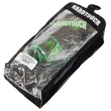Рукавички боксерські Hard Touch 12 унцій, чорний-зелений, код: BO-4432_12BKG