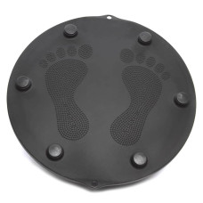 Балансировочная платформа цільна FitGo BOSU з двома еспандерами 570 мм, чорний-фіолетовий, код: FI-1935_V