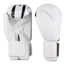 Боксерські рукавички Venum 10oz, білий-срібло, код: VM55-10WS-WS